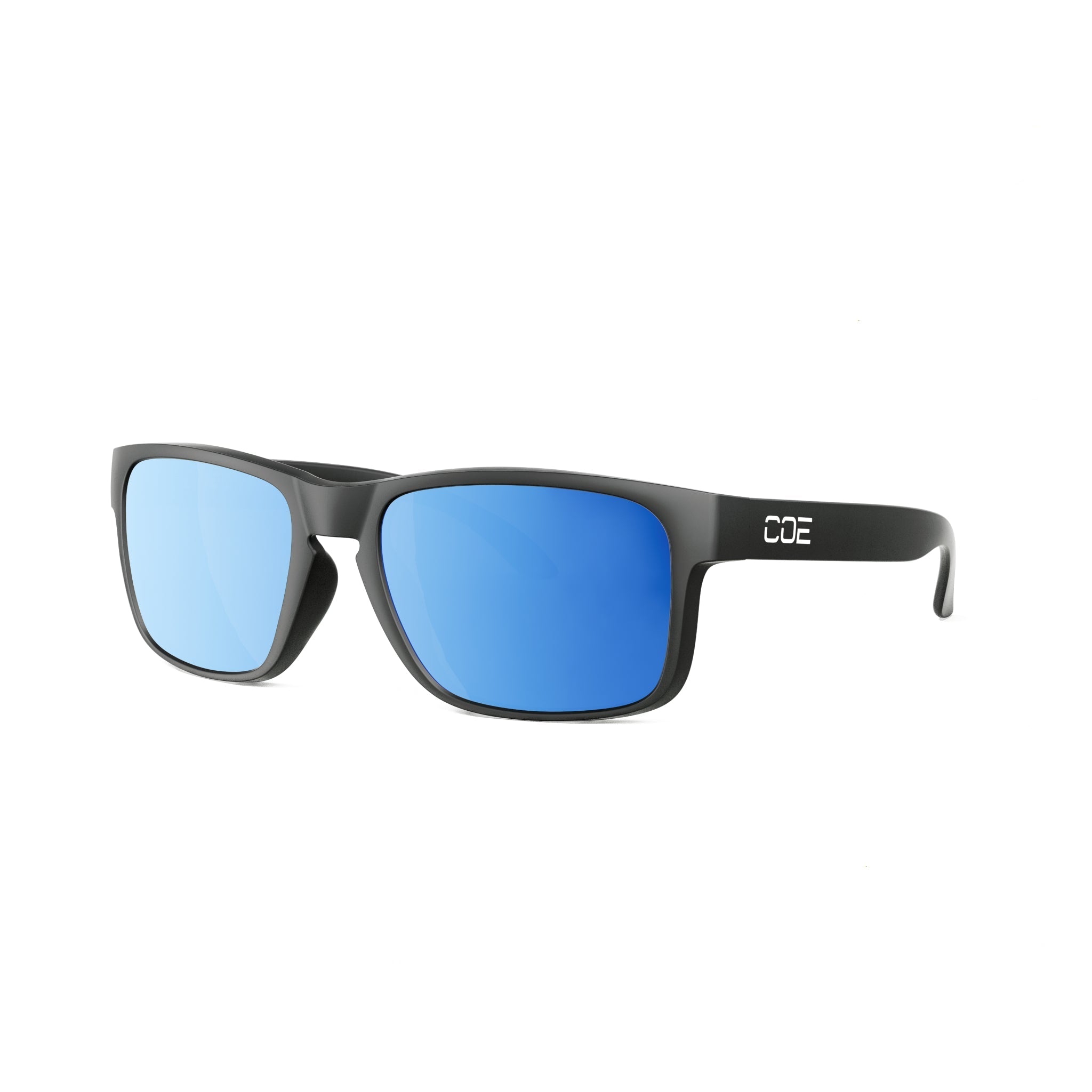 CO Eyewear Loki Z87 Safety Glasses with Matte Black Frame-lokiblue-Blue Polarized-Safety Glasses USA-5