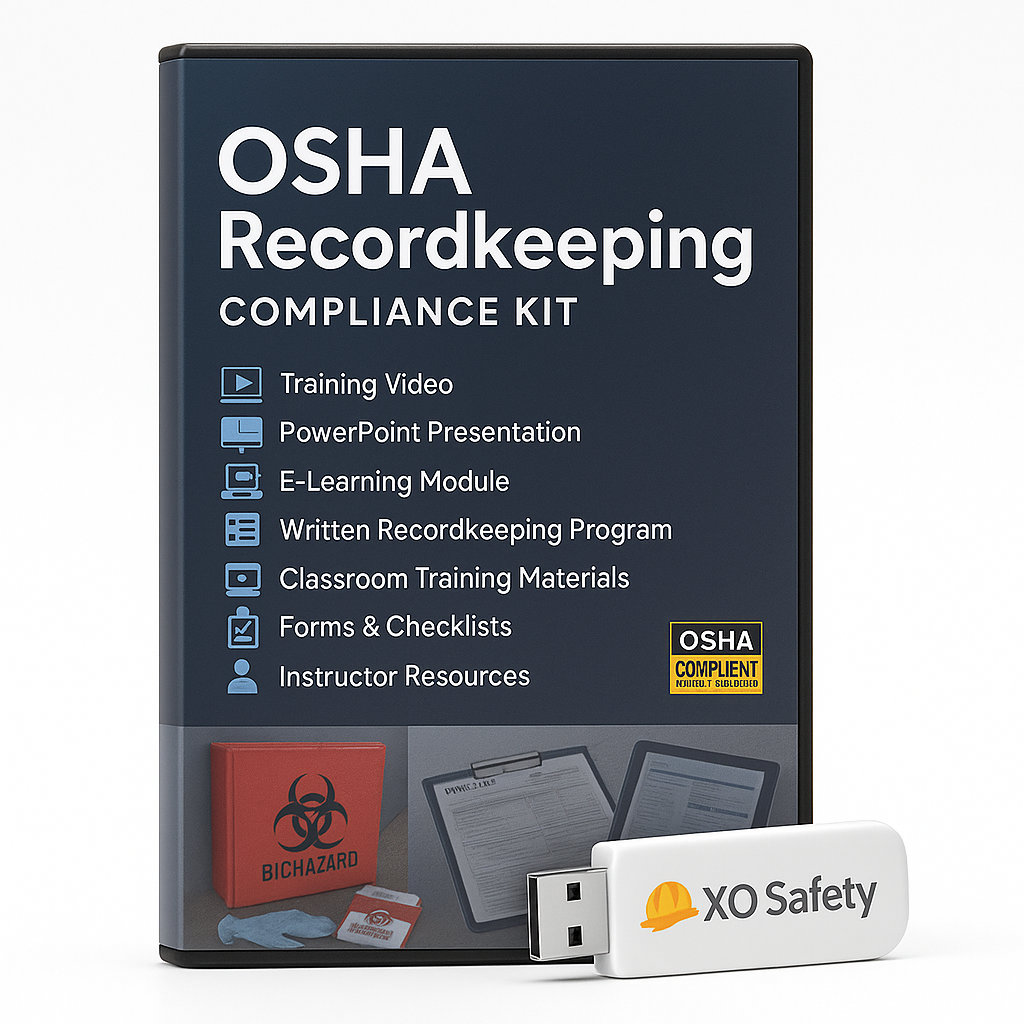 XO Safety OSHA Recordkeeping Safety Training Compliance Kit