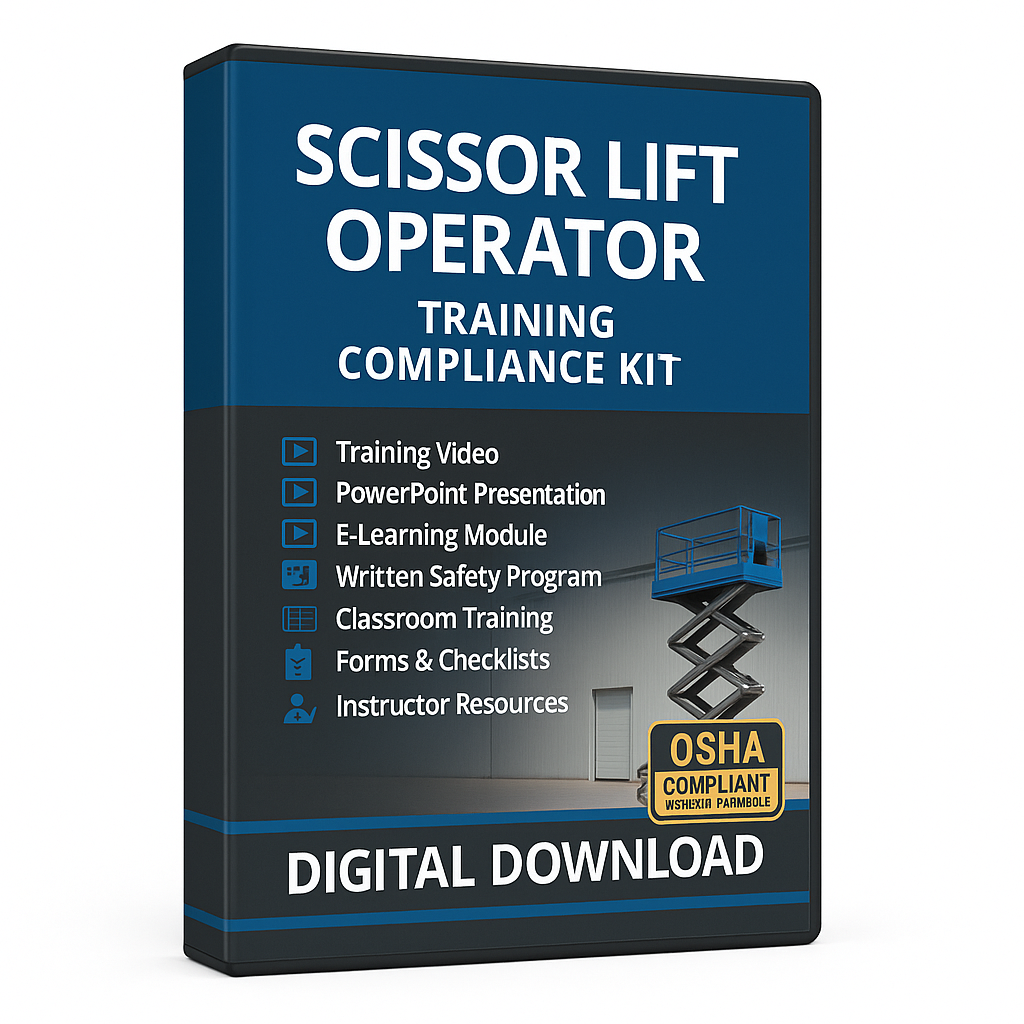 XO Safety Scissor Lift Operator Training Video Compliance Kit