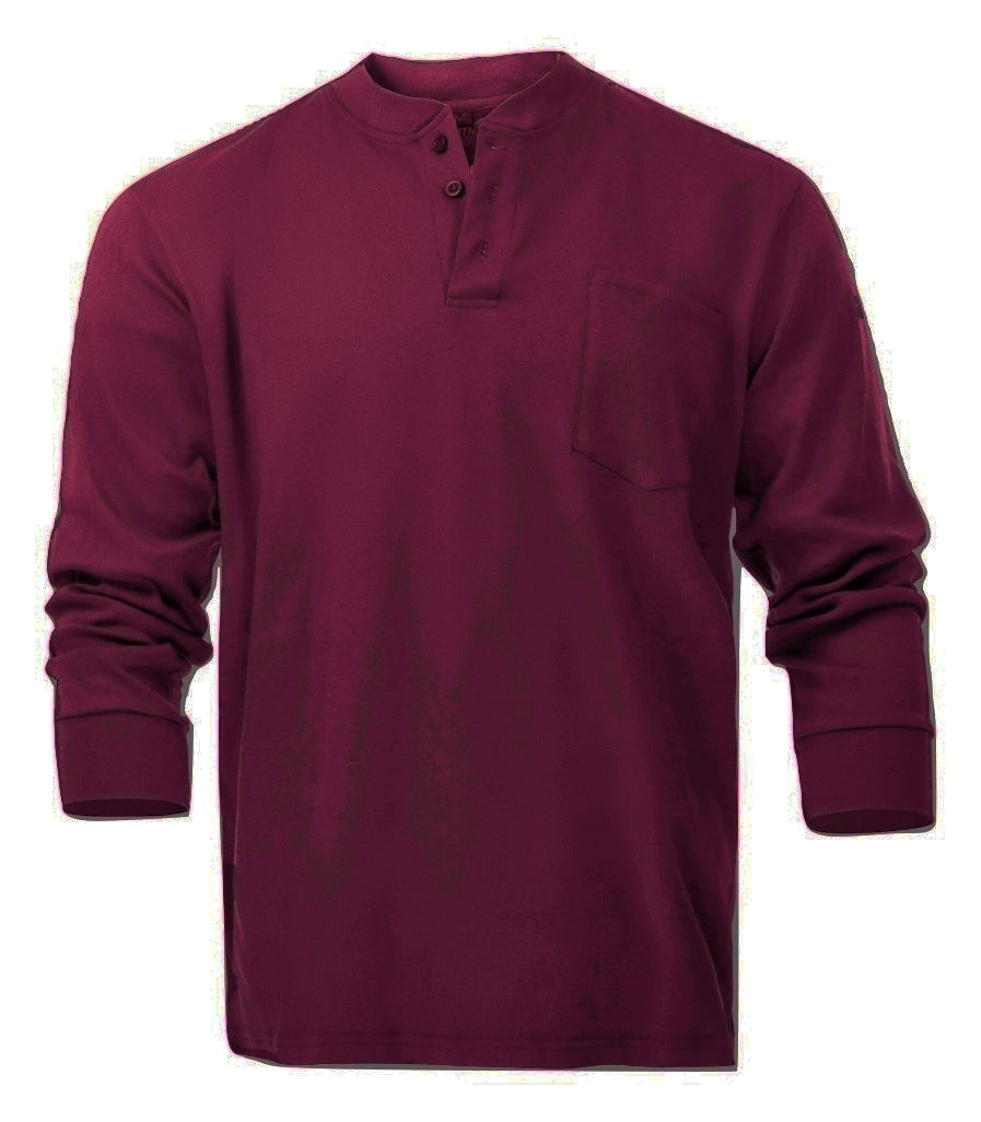 Just In Trend Flame-Resistant Henley T-Shirts