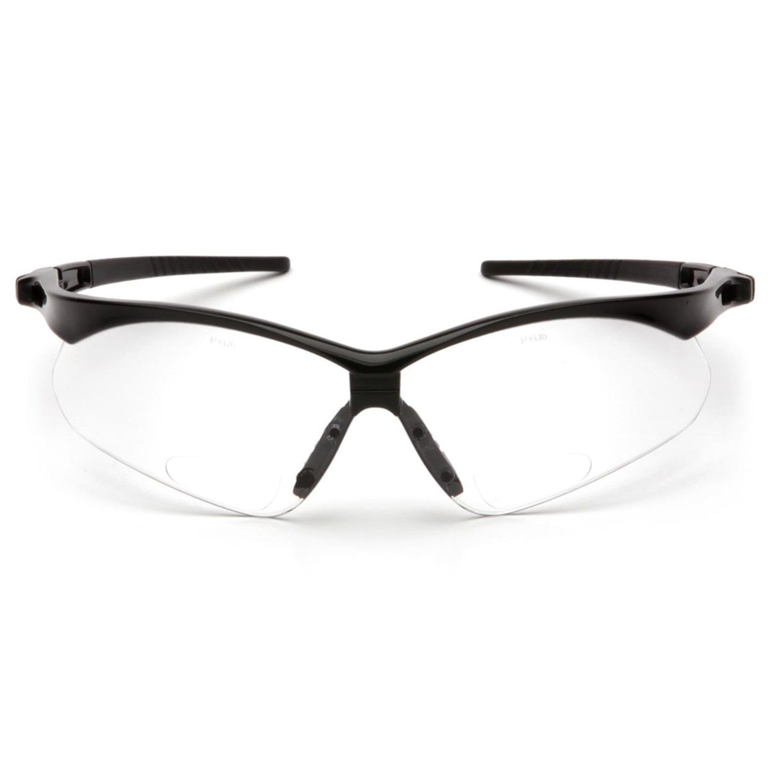 KleenGuard Nemesis Rx Readers Bifocal Safety Glasses With Clear Lenses Front View