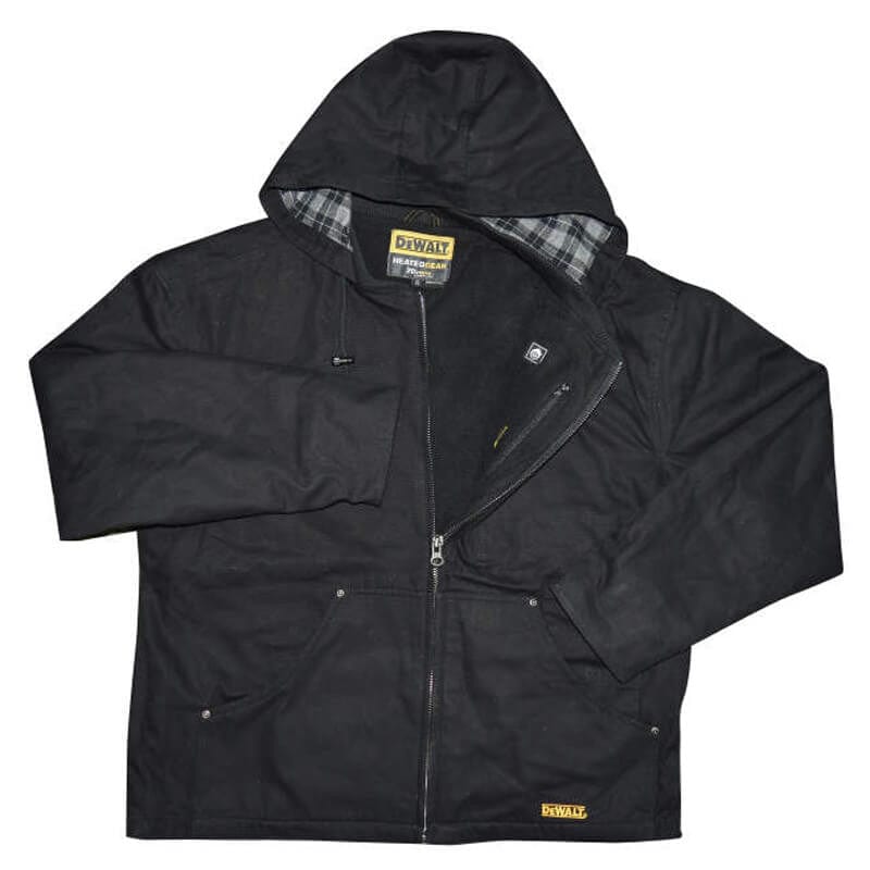 DEWALT DCHJ076ABB Unisex Heated Heavy Duty Work Coat Without Battery - Front Flat View