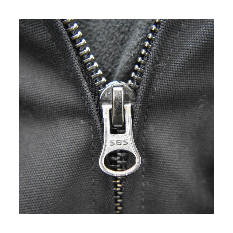 DEWALT DCHJ076ABB Unisex Heated Heavy Duty Work Coat Without Battery - Zipper Closeup