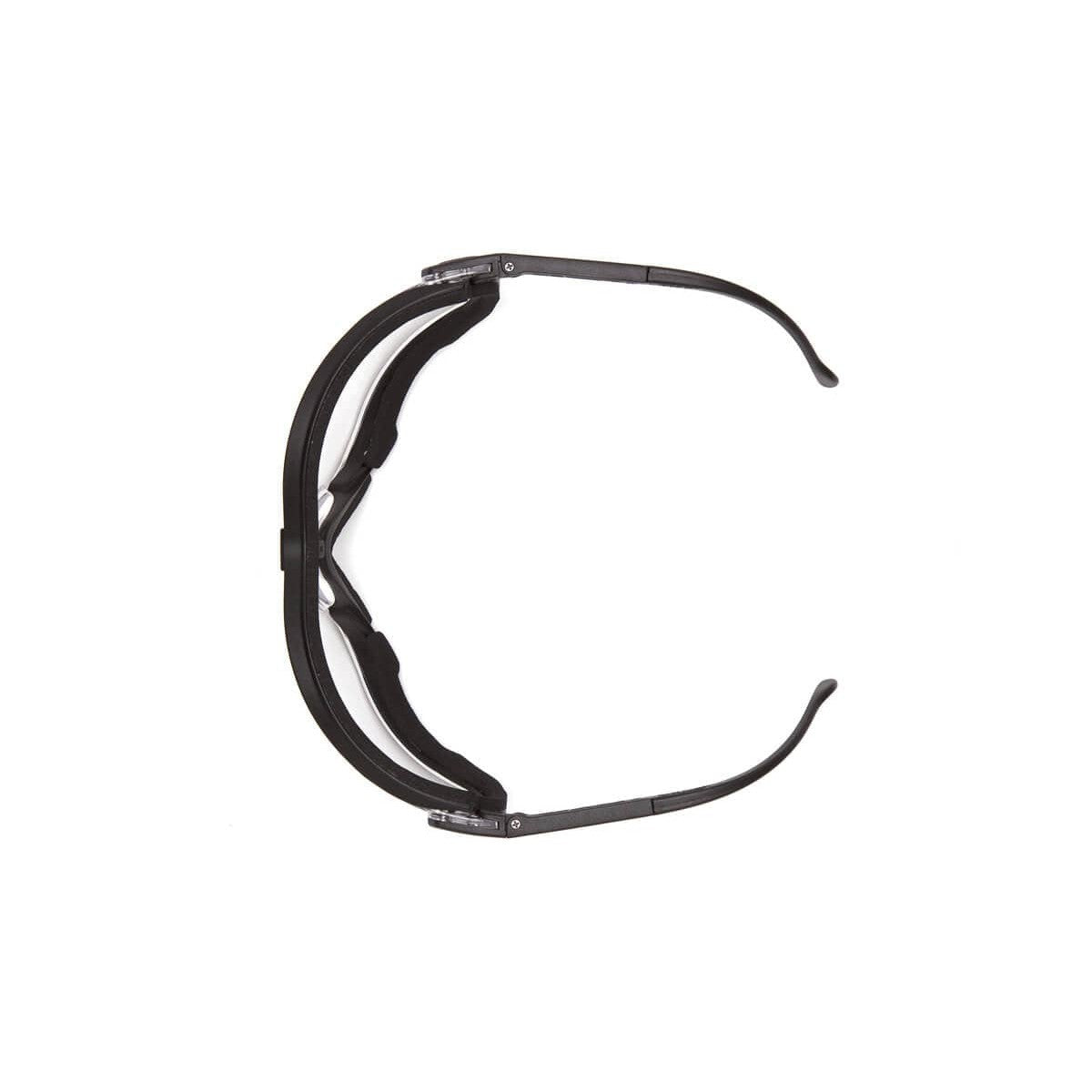 Pyramex V2G Safety Glasses/Goggles with Black Frame and Clear Anti-Fog Lens GB1810ST Top