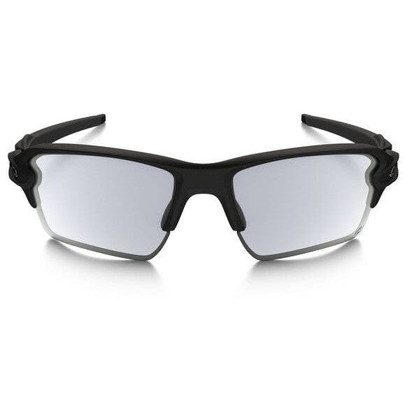Oakley SI Flak 2.0 XL Sunglasses with Matte Black Frame and Photochromic Lens - Front