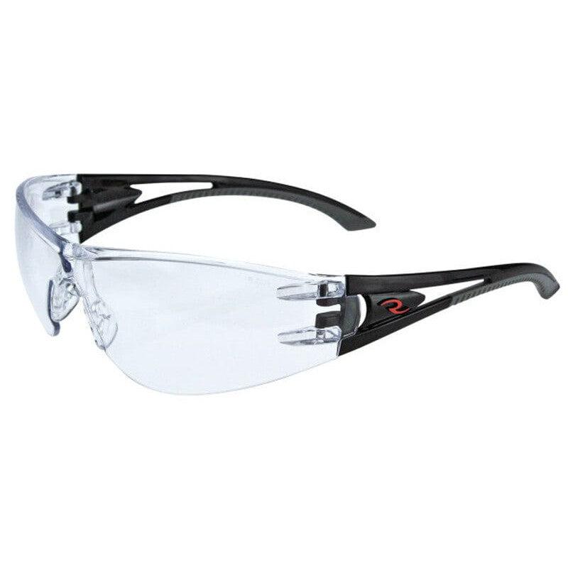 Radians Optima Safety Glasses with Black Frame and Clear IQUITY Anti-Fog Lens