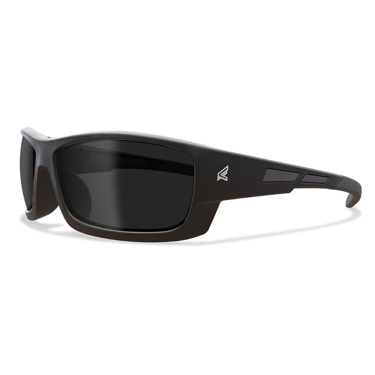 Edge Mazeno Slim Fit Safety Glasses with Black Frame and Smoke Lens PM116