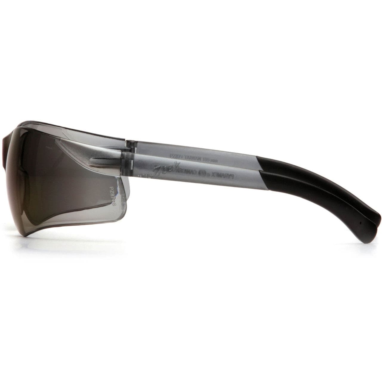 Pyramex Mini Ztek Safety Glasses with Blue Mirror Lens S2575SN Side View