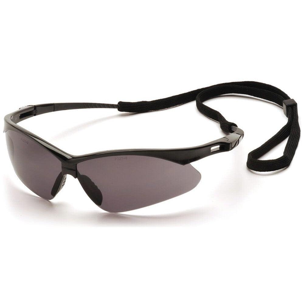 Pyramex PMXtreme Safety Glasses with Black Frame and Gray Lens