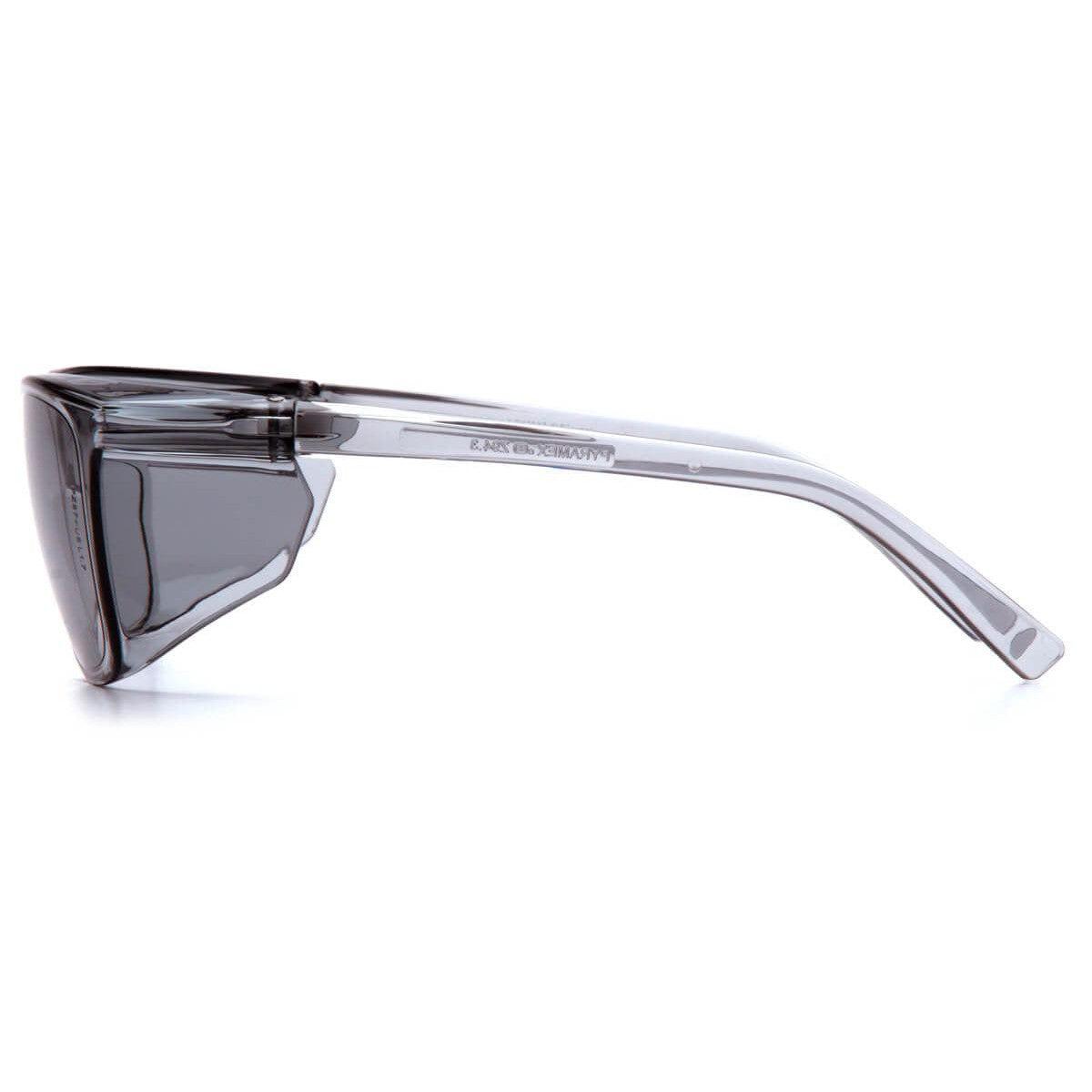 Pyramex Legacy Safety Glasses with H2MAX Light Gray Anti-Fog Lens S10925STM - Side View