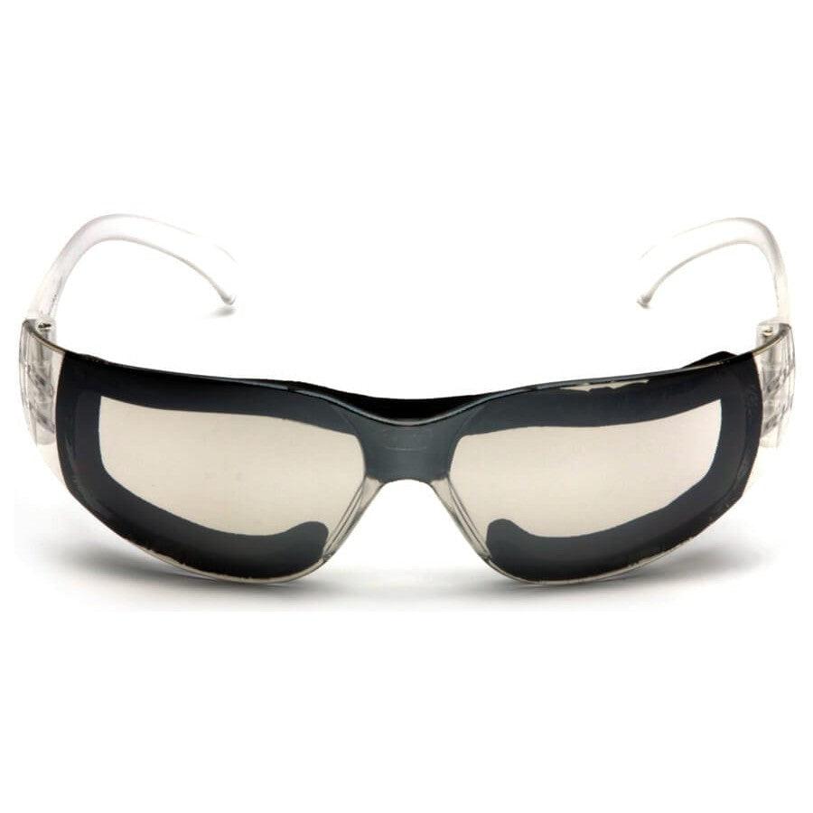 Pyramex Intruder Foam-Padded Safety Glasses with Indoor-Outdoor Anti-Fog Lens - Front