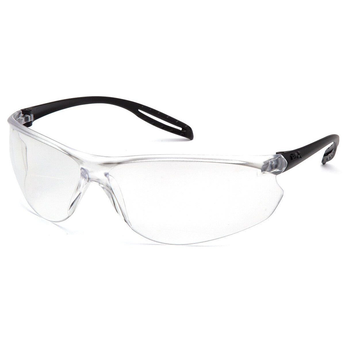 Pyramex Neshoba Safety Glasses with Black Temple and Clear H2MAX Anti-Fog Lens S9710STM