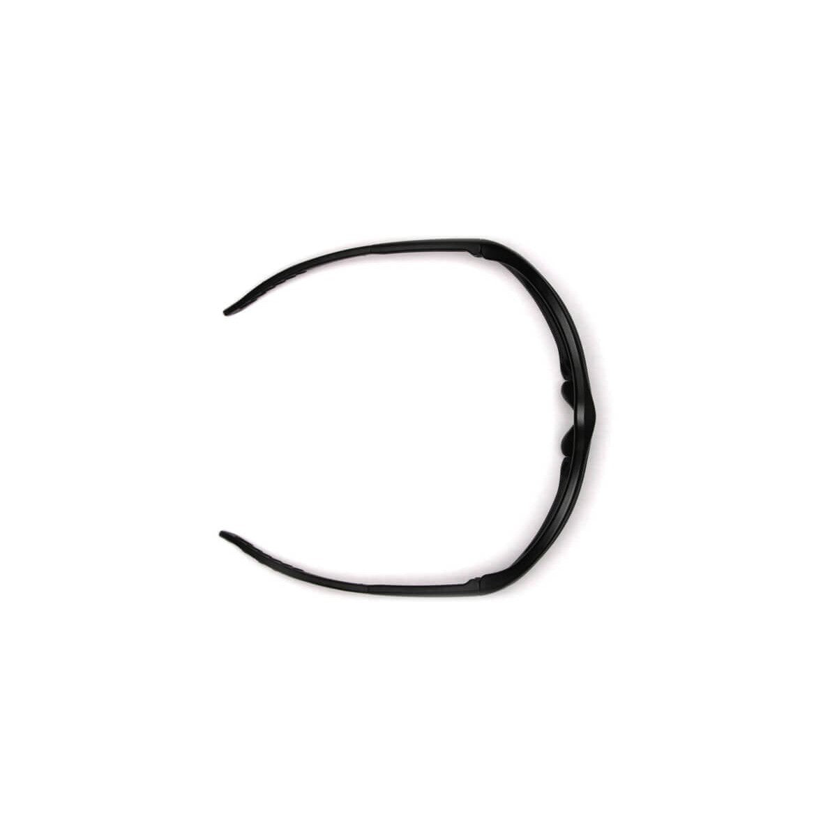Pyramex Trifecta Safety Glasses with Punched-Steel Lens SB76WMD - Top View