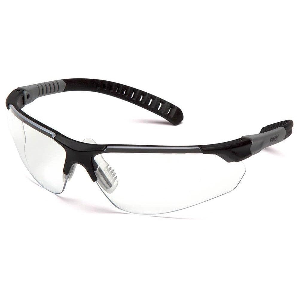 Pyramex Sitecore Safety Glasses with Black Frame and Clear Lens SBG10110D
