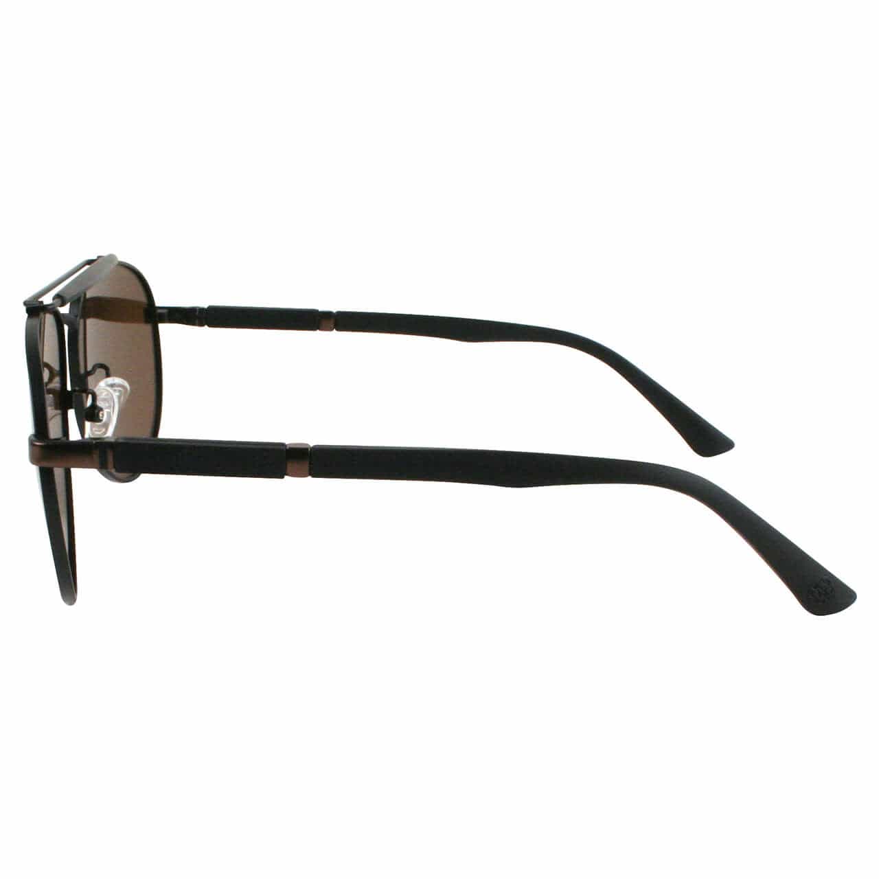 Solect Walker Aviator Sunglasses with Amber Polarized Lenses Side View