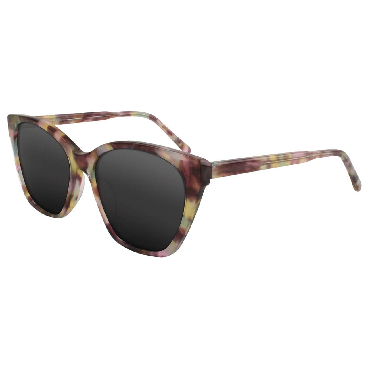 Solect Hydro Sunglasses with Tortoise Pink Frame and Gray Polarized Lenses
