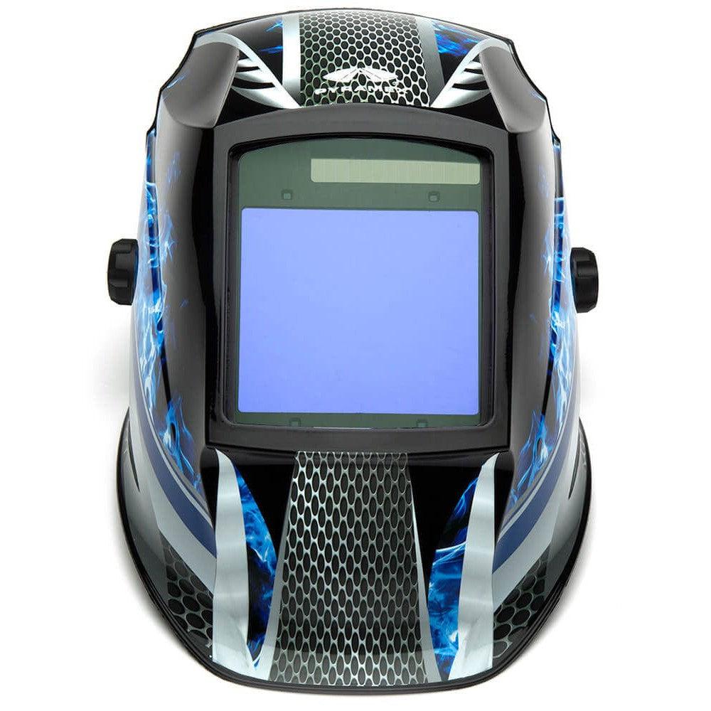 Pyramex Leadhead WHAM30 Series Auto-Darkening Welding Helmet - Fire Metal - Front