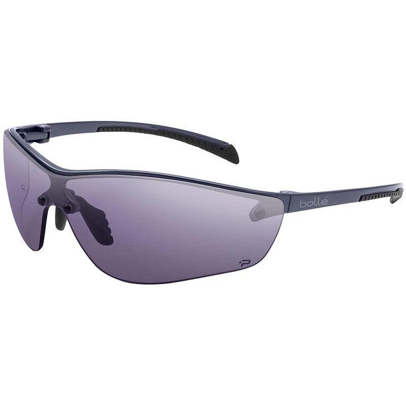Bolle Silium Plus Safety Glasses Graphite Colored Frame Smoke Anti-Fog Lens 40238