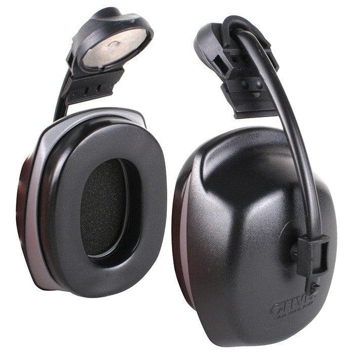 Delta Plus HM2093 QuickSnap low profile cap mount earmuffs offer adaptability, functionality, and noise reduction; 25 NRR