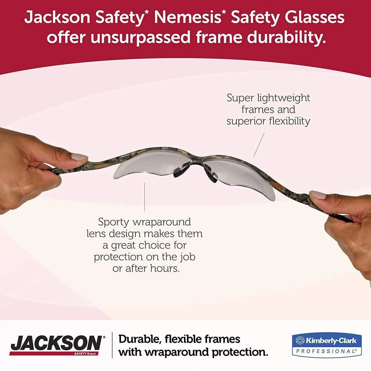 KleenGuard Nemesis Rx Readers with Smoke Lens Frame Specs