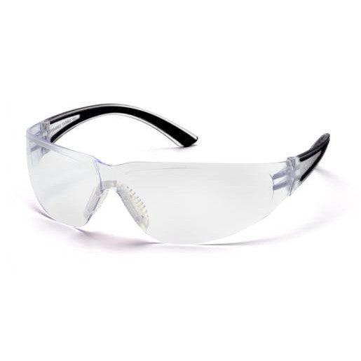 Pyramex Cortez Safety Glasses Black Temples Clear Lens SB3610S