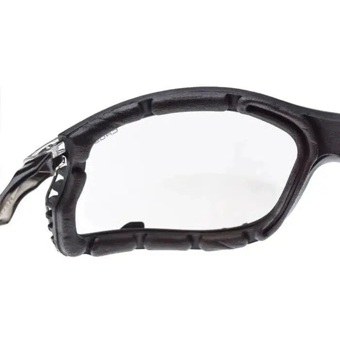 Crossfire 24Seven Safety Glasses with Crystal Clear Frame with Foam and Clear Lens-CF-3854-Safety Glasses USA-2