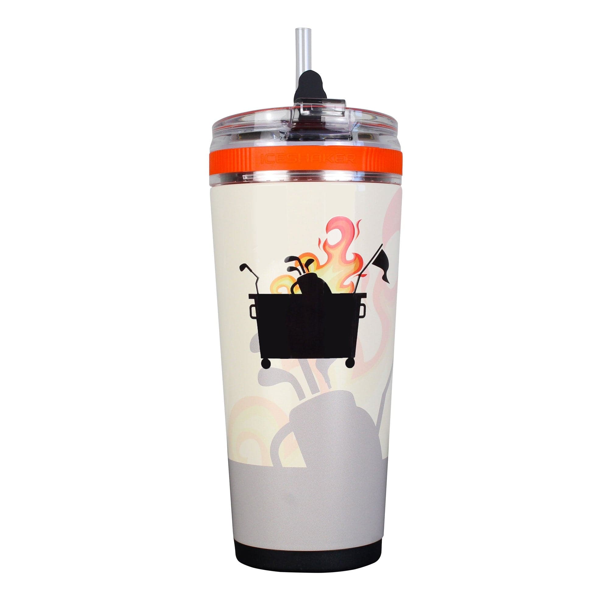 Ice Shaker 26oz Flex Bottle-Dumpster Fire-sku-40267133943886-Safety Glasses USA-34