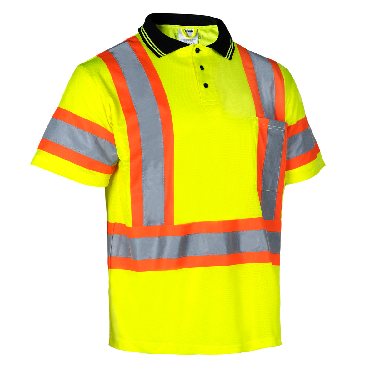 Jorestech Hi-Vis Reflective Two-Tone Safety Polo Shirt