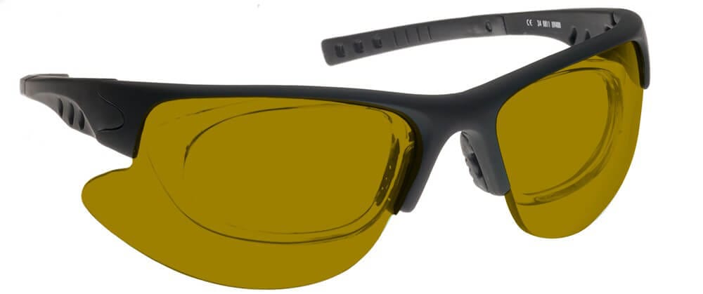 NoIR CYN Filter for Alexandrite and Nd:YAG Lasers (755nm, 1064nm)-Frame #34-NL-CYN-34-Safety Glasses USA-5