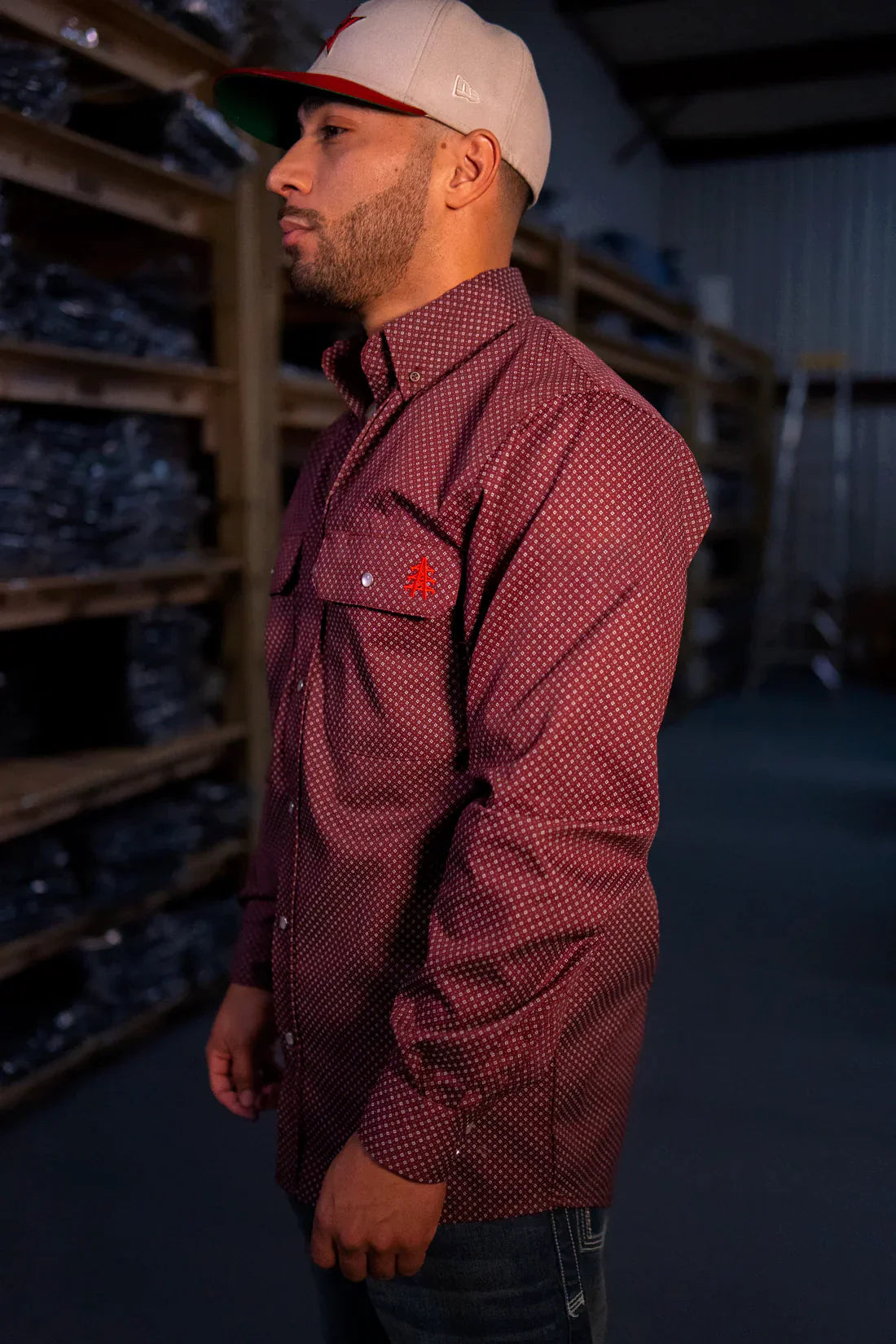 Static FR Flame-Resistant Pearl Snap Work Shirt - Rustline