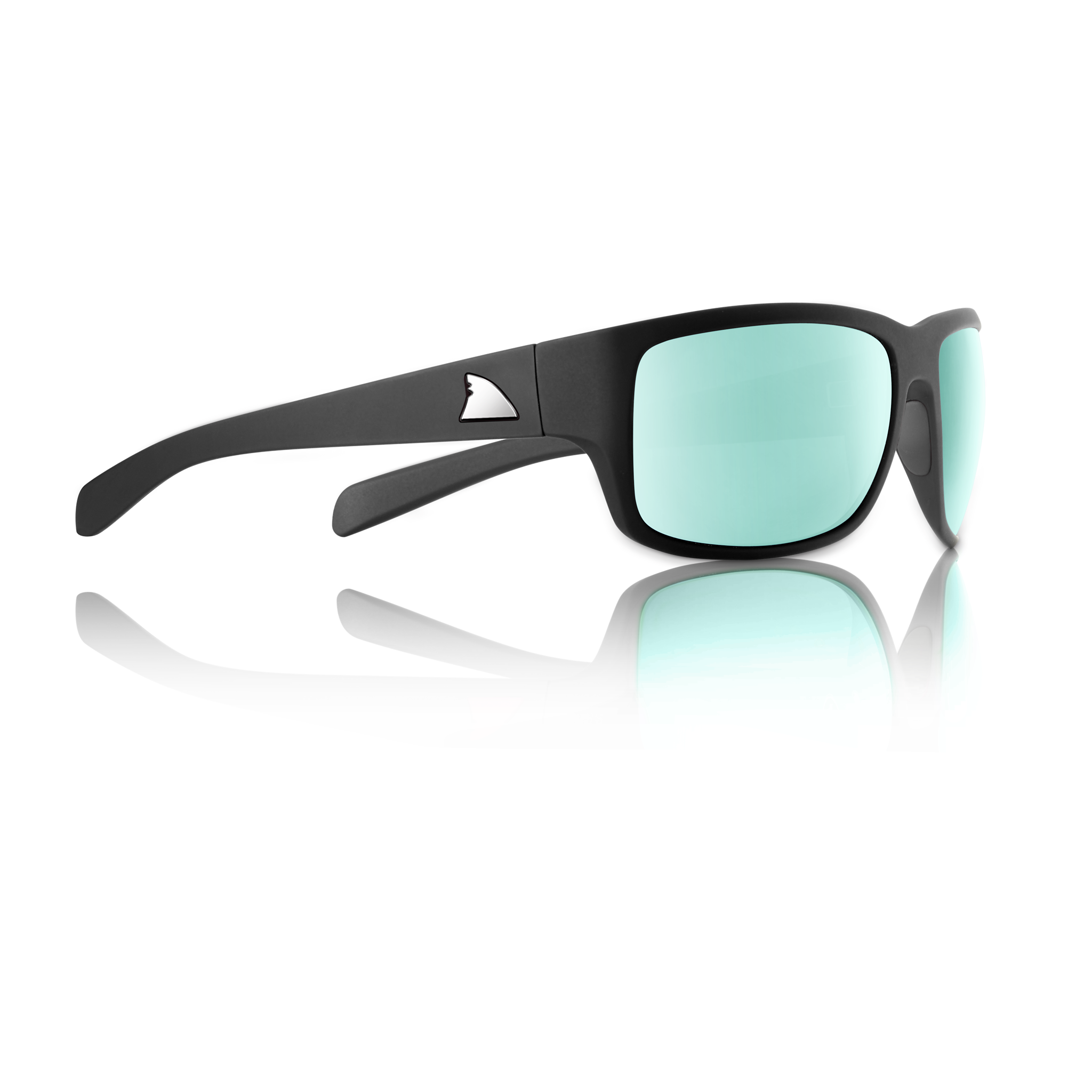 RedFin Amelia Polarized Fishing Sunglasses-1515-Matte Black-Amber Green-Safety Glasses USA-39