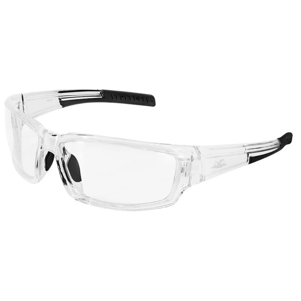 Bullhead Maki Safety Glasses-BH1411AF-Clear Frame - Clear Anti-Fog Lens-Safety Glasses USA-11