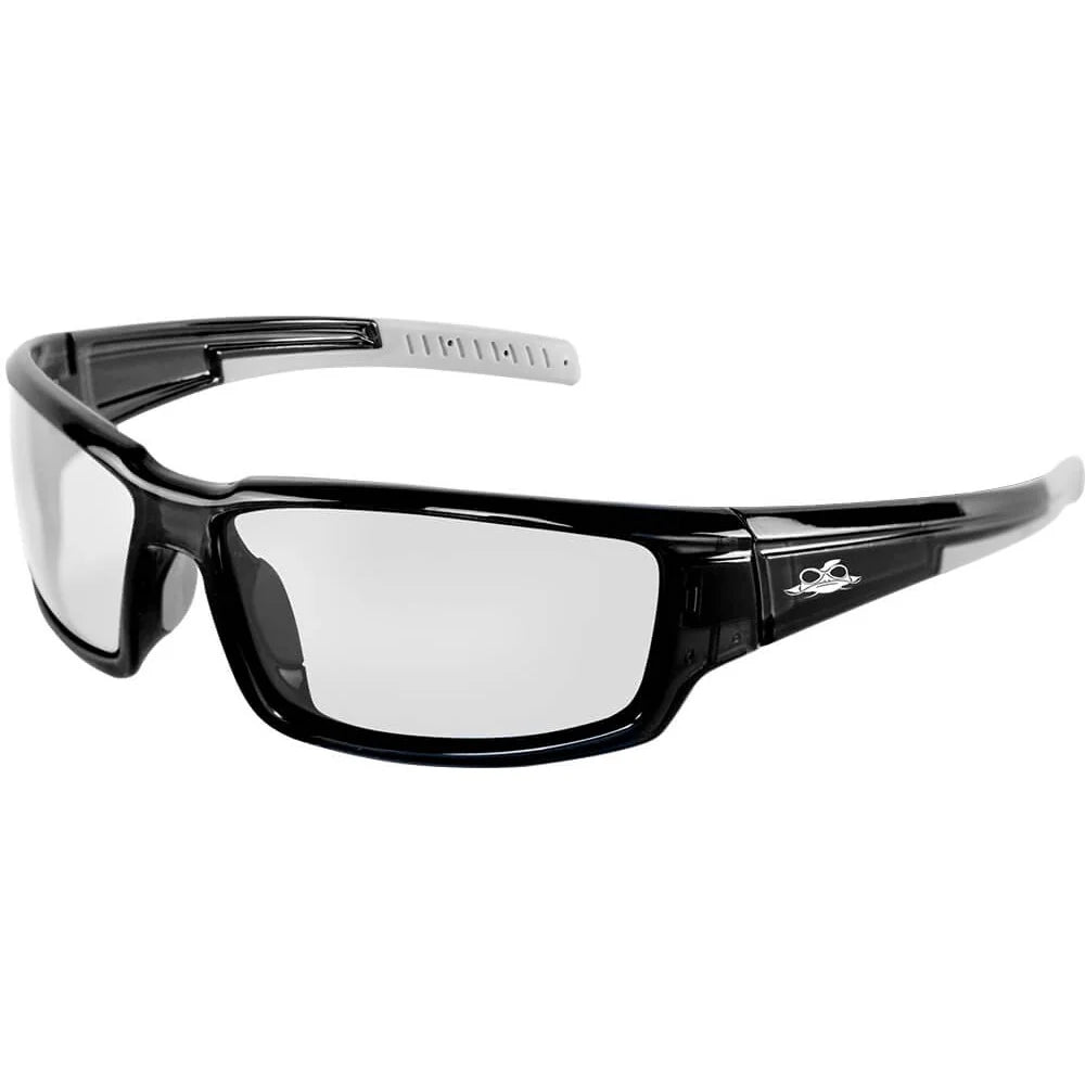Bullhead Maki Safety Glasses-BH1431AF-Black Frame - Clear Anti-Fog Lens-Safety Glasses USA-6