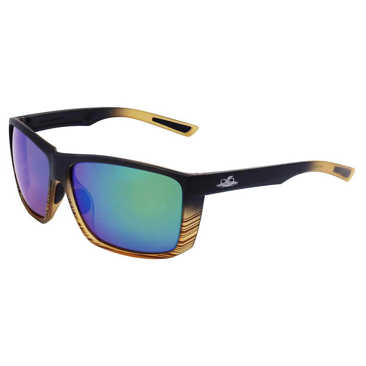 Bullhead Lionfish Safety Glasses-BH33716PFT-Polarized PFT Green Mirror Anti-Fog Lens-Safety Glasses USA-9
