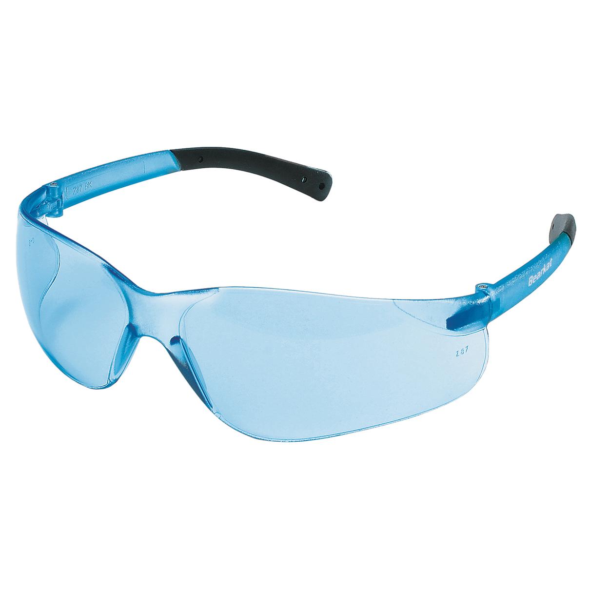 MCR Safety BearKat BK2 Small Safety Glasses with Light Blue Lenses-Safety Glasses USA-1