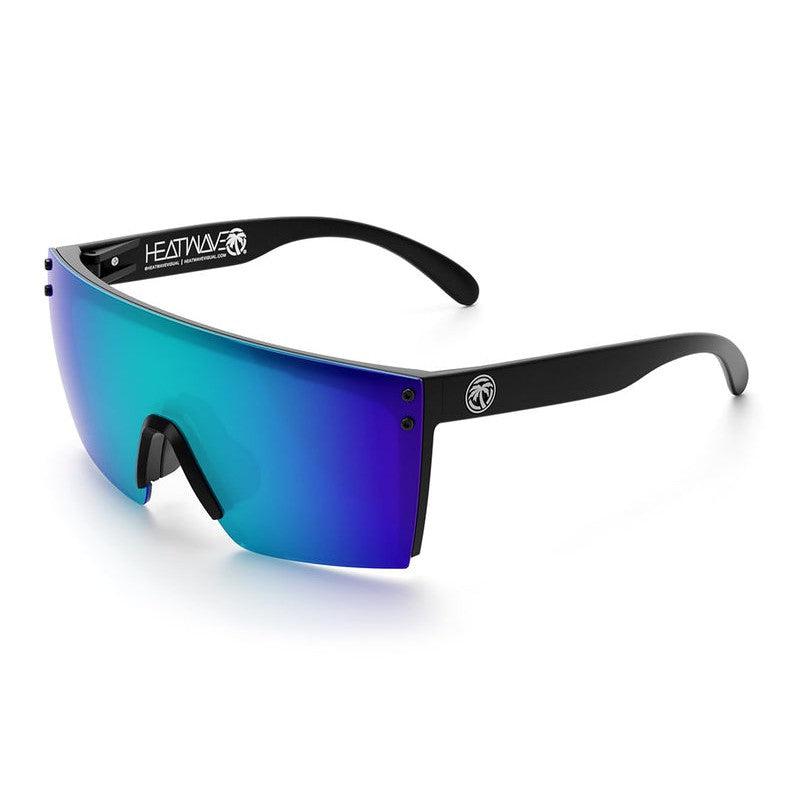 Heat Wave Lazer Face Z87 Safety Glasses Black Frame Galaxy Blue Lens E-LZR-Z87-09