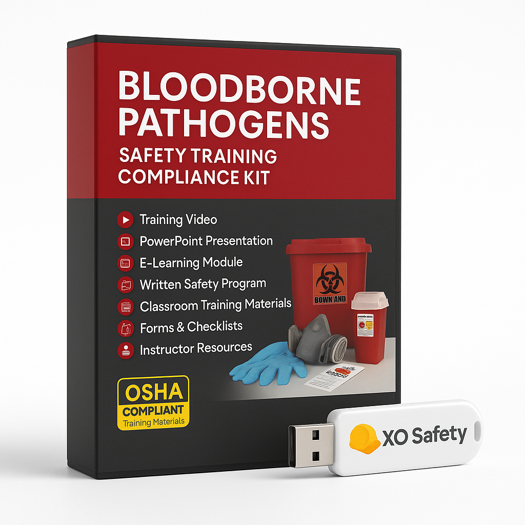 XO Safety Bloodborne Pathogens Safety Training Compliance Kit