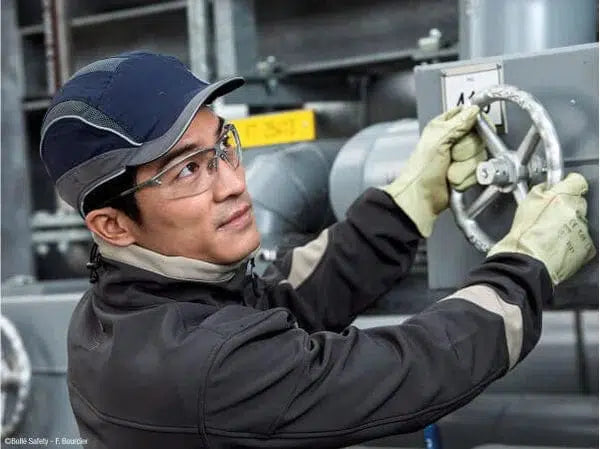 Bolle Silium Safety Glasses with Silver Frame and Smoke Anti-Fog Lenses-BOL-40074-Safety Glasses USA-2