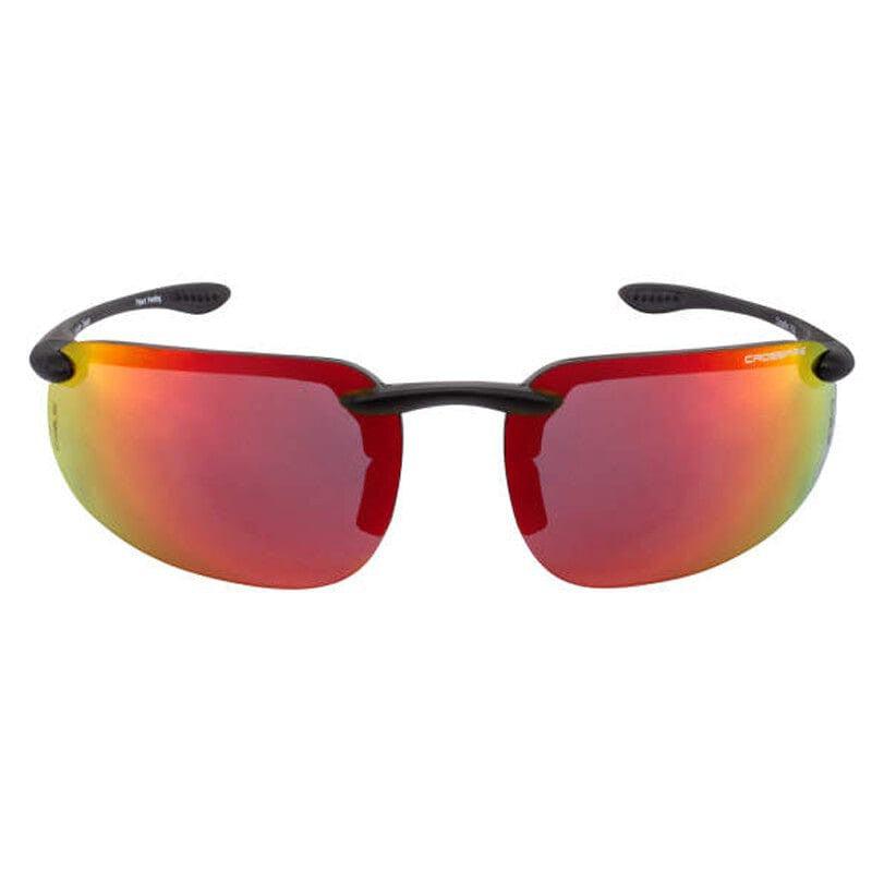 Crossfire ES4 Safety Glasses with Matte Black Frame and HD Red Mirror Lens-CF-2169-Safety Glasses USA-2