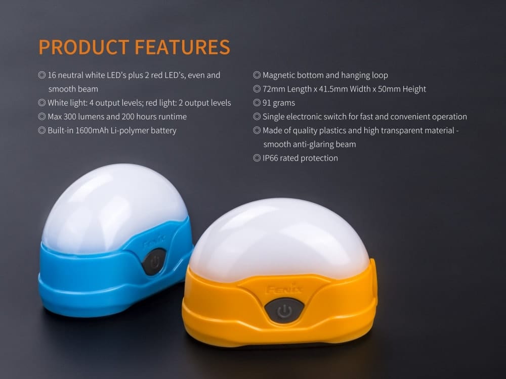Fenix CL20R LED Rechargeable Camping Lantern-sku-44885209612584-Safety Glasses USA-15