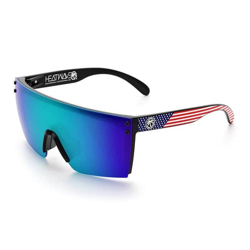 Heat Wave Lazer Face Z87 Safety Glasses-USA Galaxy Blue Lens-E-LZR-Z87USA-09-Safety Glasses USA-5