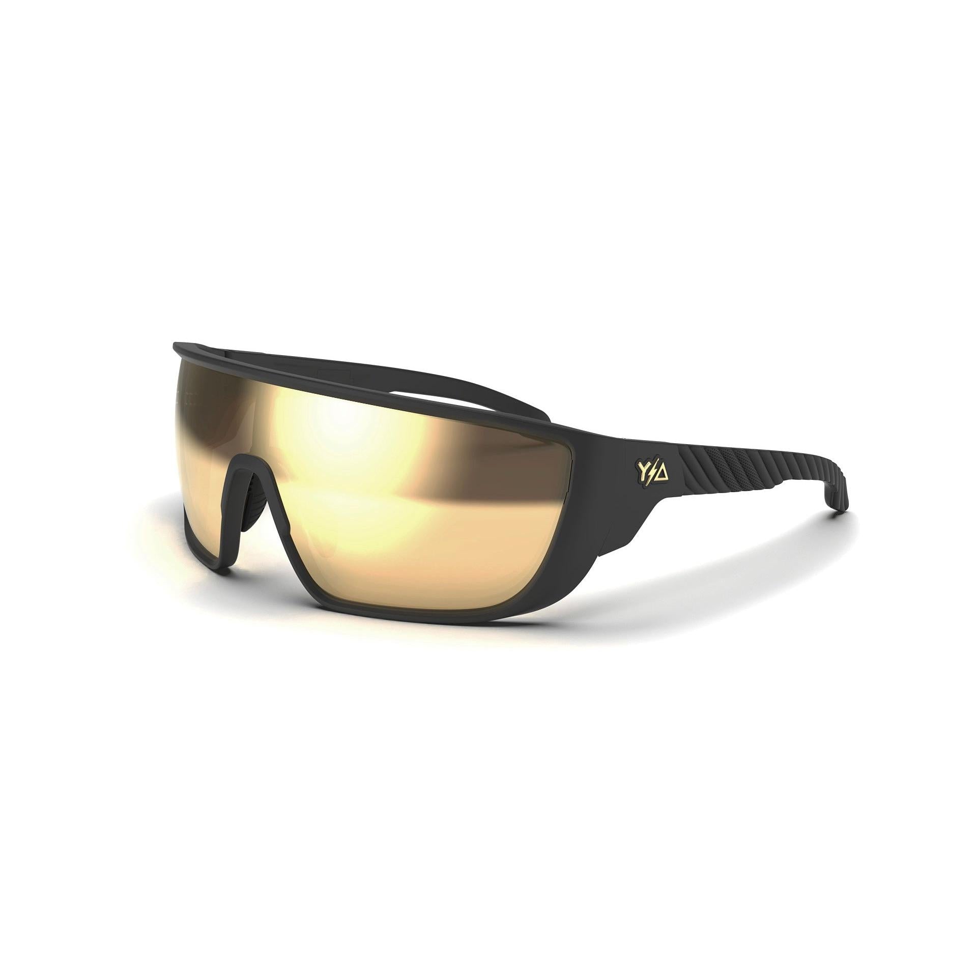 Wye Delta Z87+ Conductors Amber Gold Mirror Safety Glasses-Safety Glasses USA-1