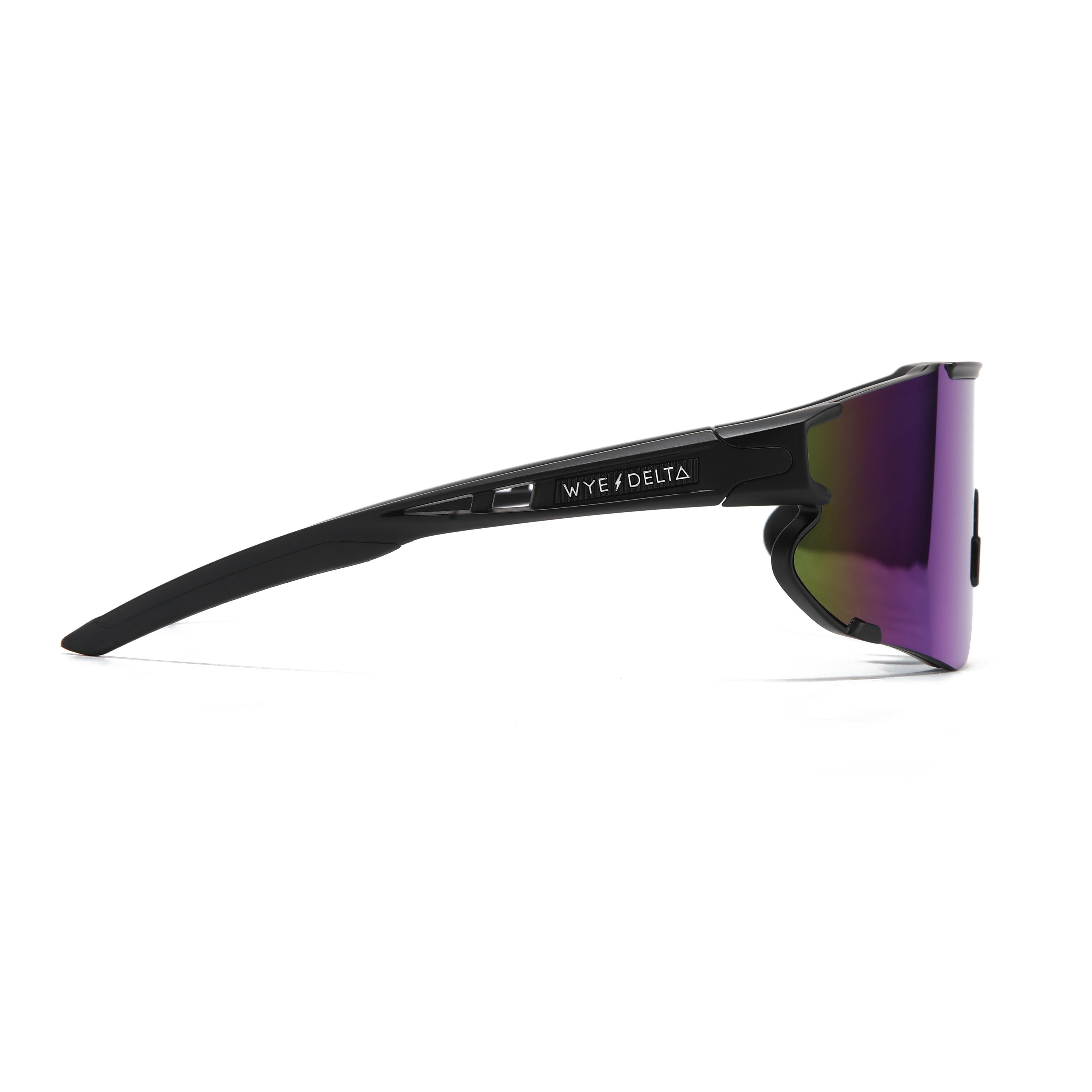 Wye Delta Z87+ HiViz Matte Black Green Revo Polarized Safety Glasses-Safety Glasses USA-4