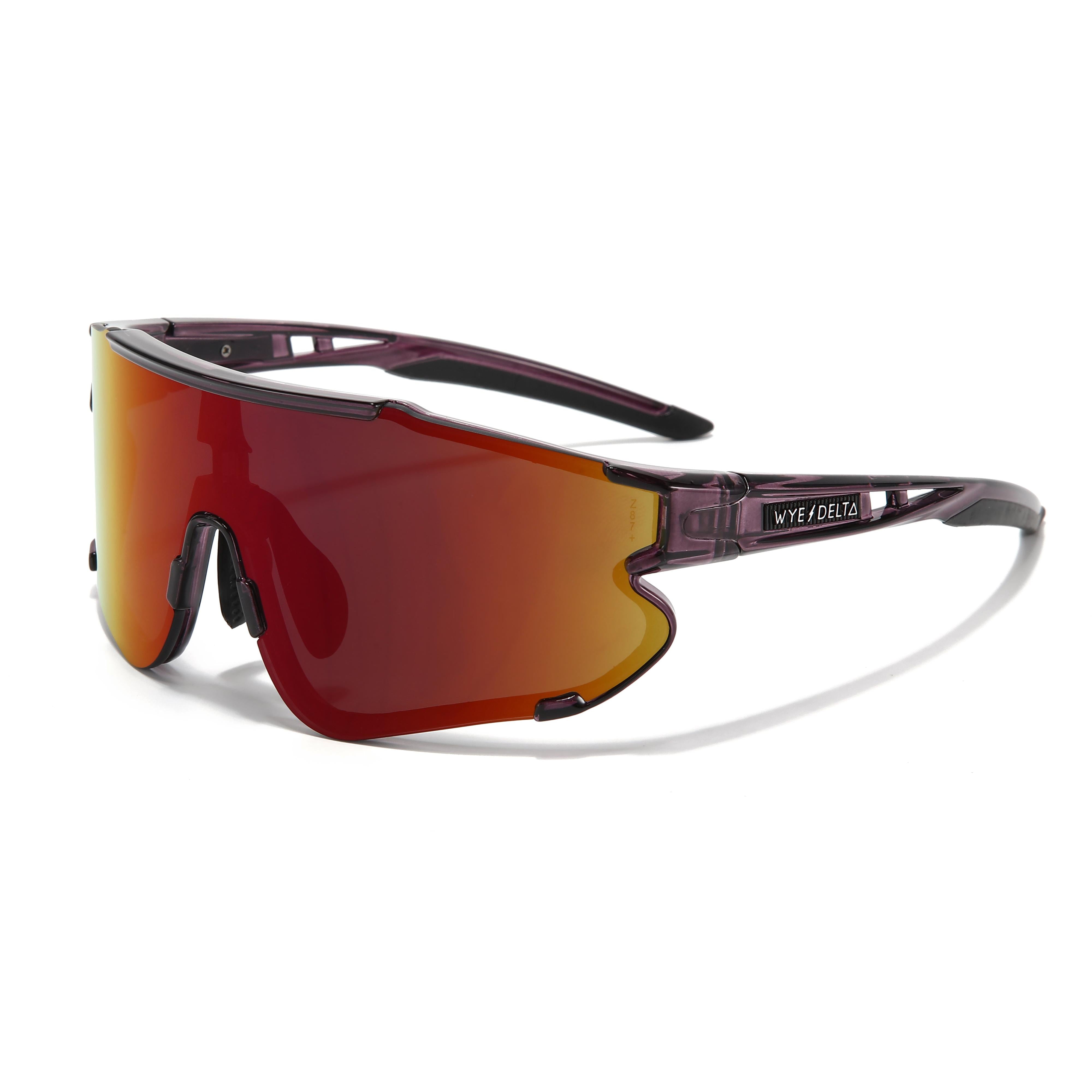 Wye Delta Z87+ HiViz Transparent Purple Polarized Safety Glasses-Safety Glasses USA-1