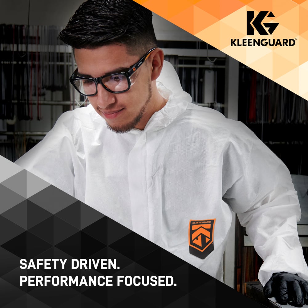 KleenGuard Maverick Safety Glasses with Black Frame and Clear Anti-Fog Lens-49309-Safety Glasses USA-2
