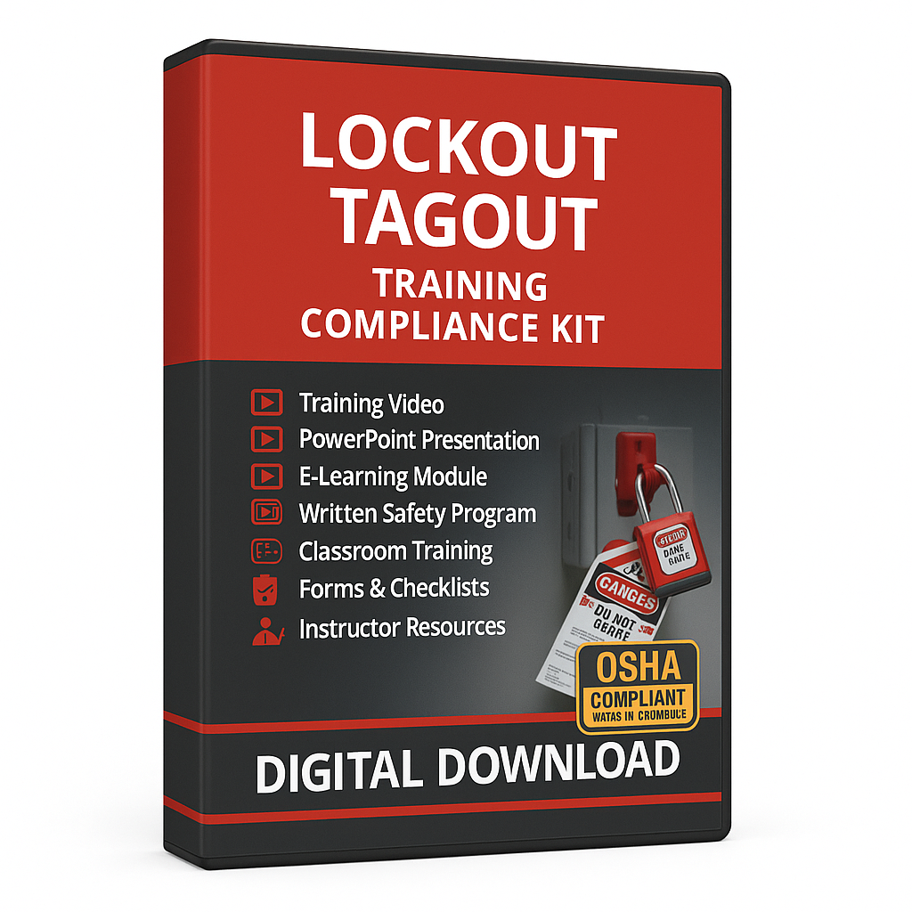 XO Safety Lockout Tagout Safety Training Compliance Kit