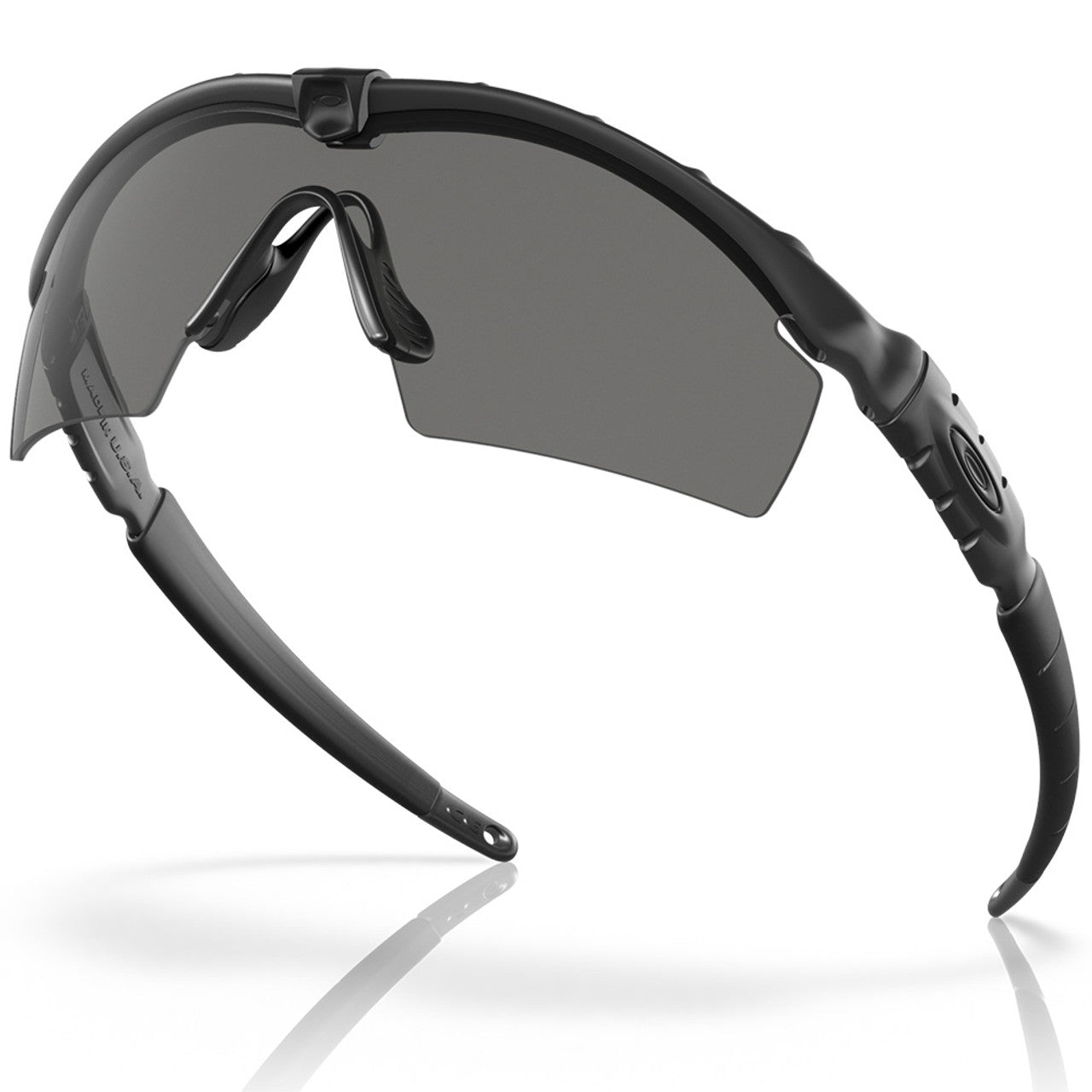 Oakley SI Ballistic M Frame 2.0 Strike ANSI Z87.1 Stamped Black with Grey Anti-Fog Lens Bottom Lens View