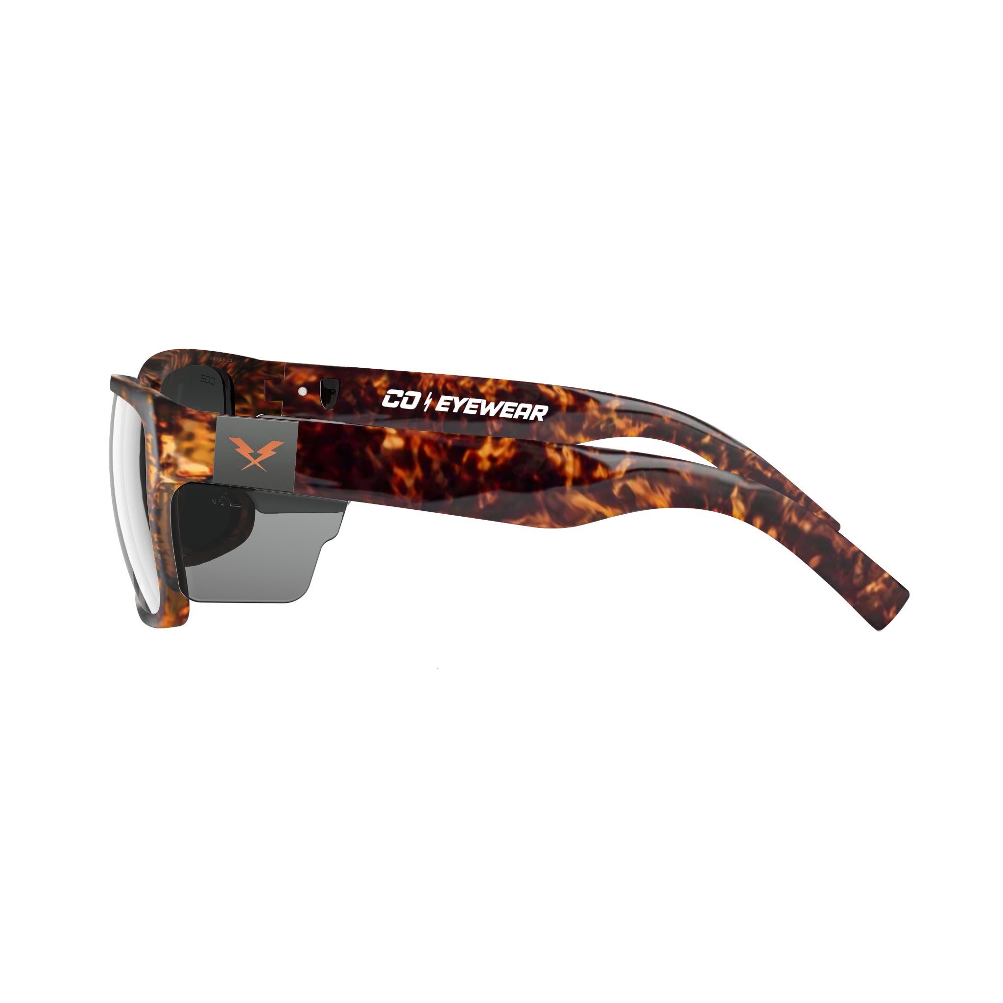 CO Eyewear Oiler XL Z87+ Safety Glasses with Tortoise Frame-Safety Glasses USA-4