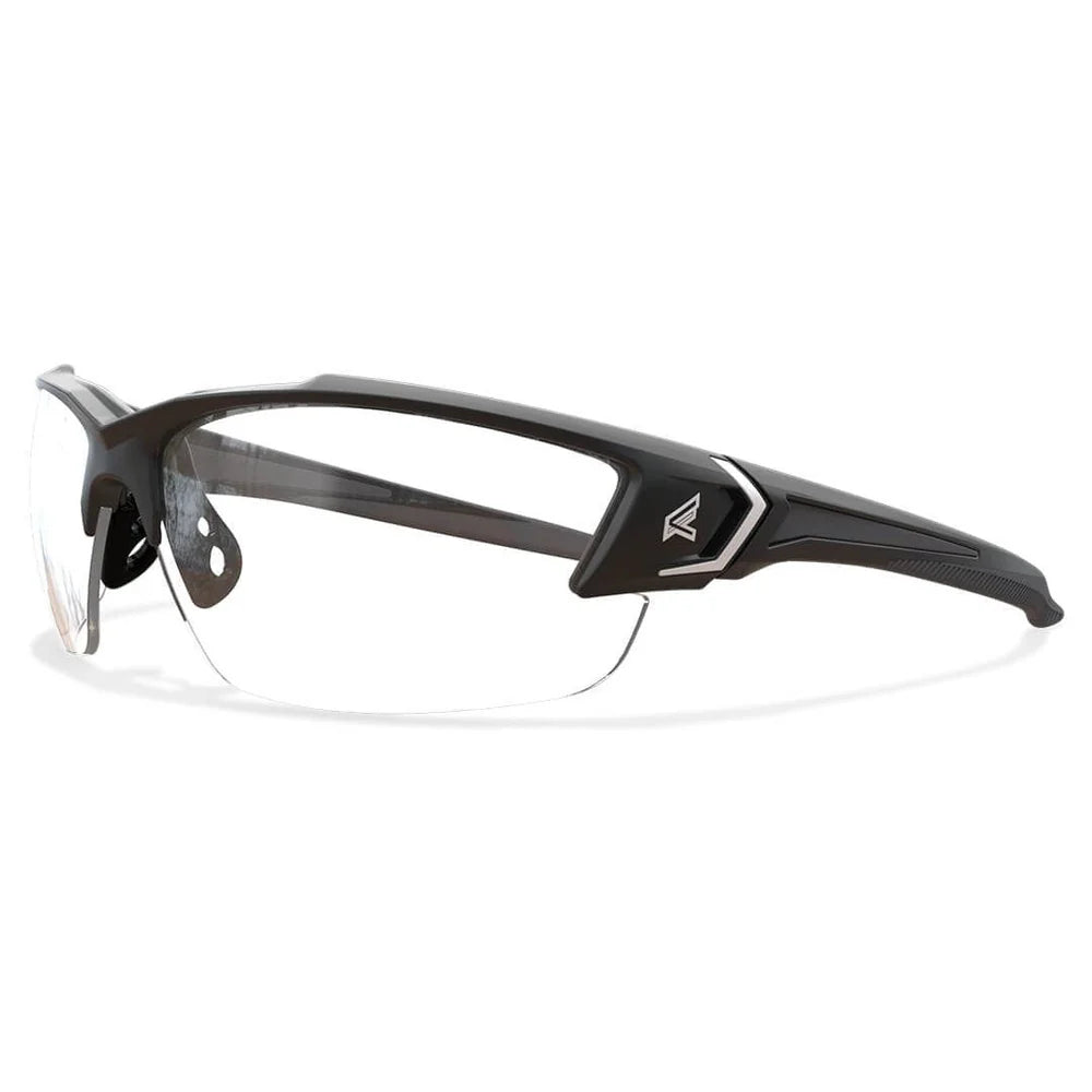 Edge Khor G2 Safety Glasses-SDK111VS-G2-Black Frame - Clear Vapor Shield Lens-Safety Glasses USA-12