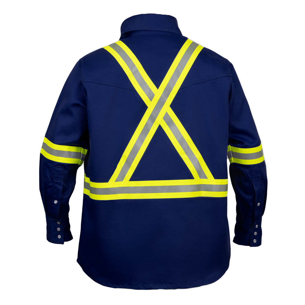 Just In Trend Flame-Resistant High-Visibility Shirt 100% Cotton